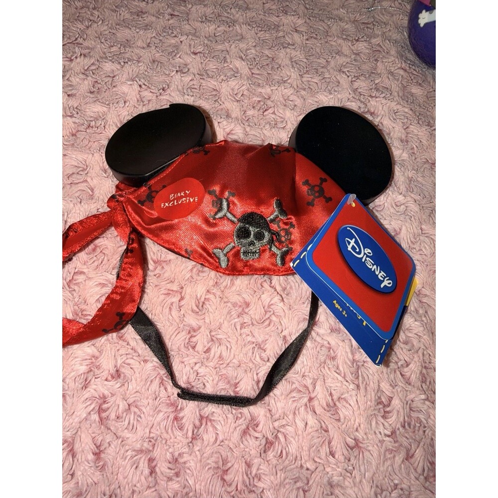 Build-A-Bear Plush Disney Pirate Costume Dress Beary Exclusive NWT Mouse Ears